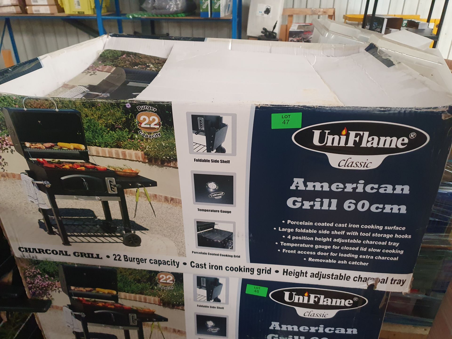 Uniflame American 60cm BBQ Grill - Image 2 of 2