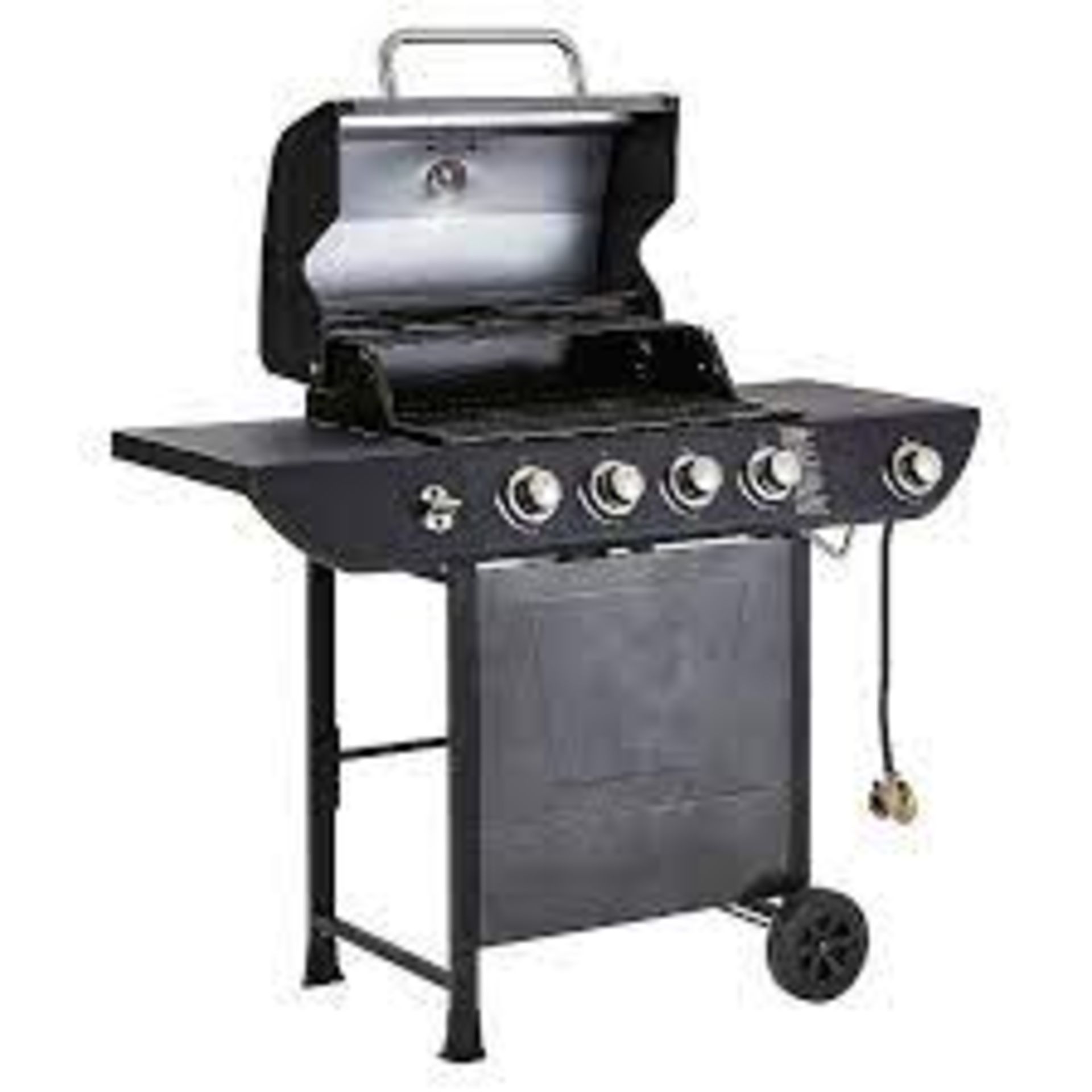 Uniflame 4 Burner Gas Grill BBQ With Side Burner