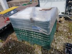 1 x shipping crate filled with 50mm thick high temperature 1200'C white alumina insulation