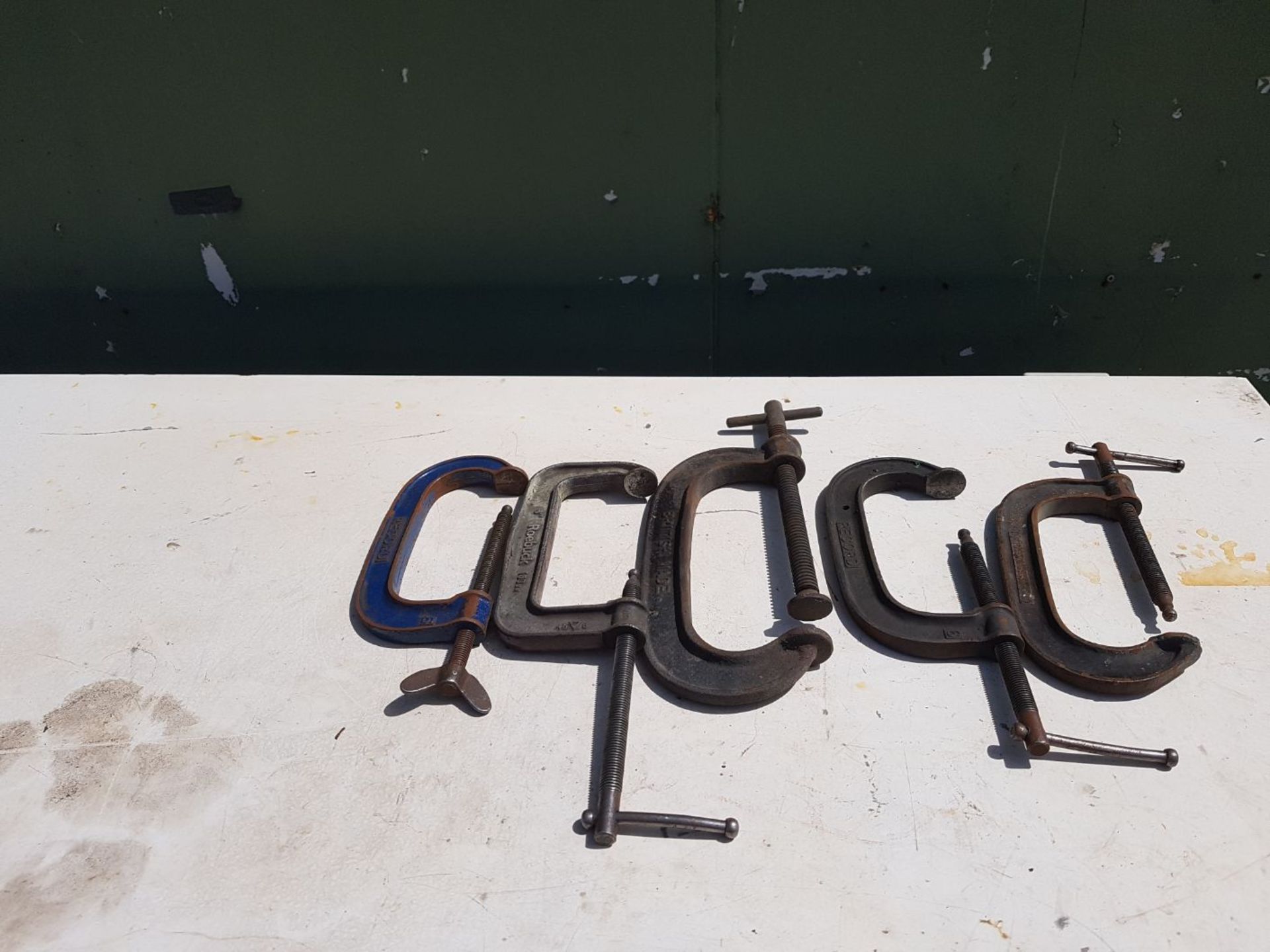 5 x various large G Clamps - Image 3 of 3