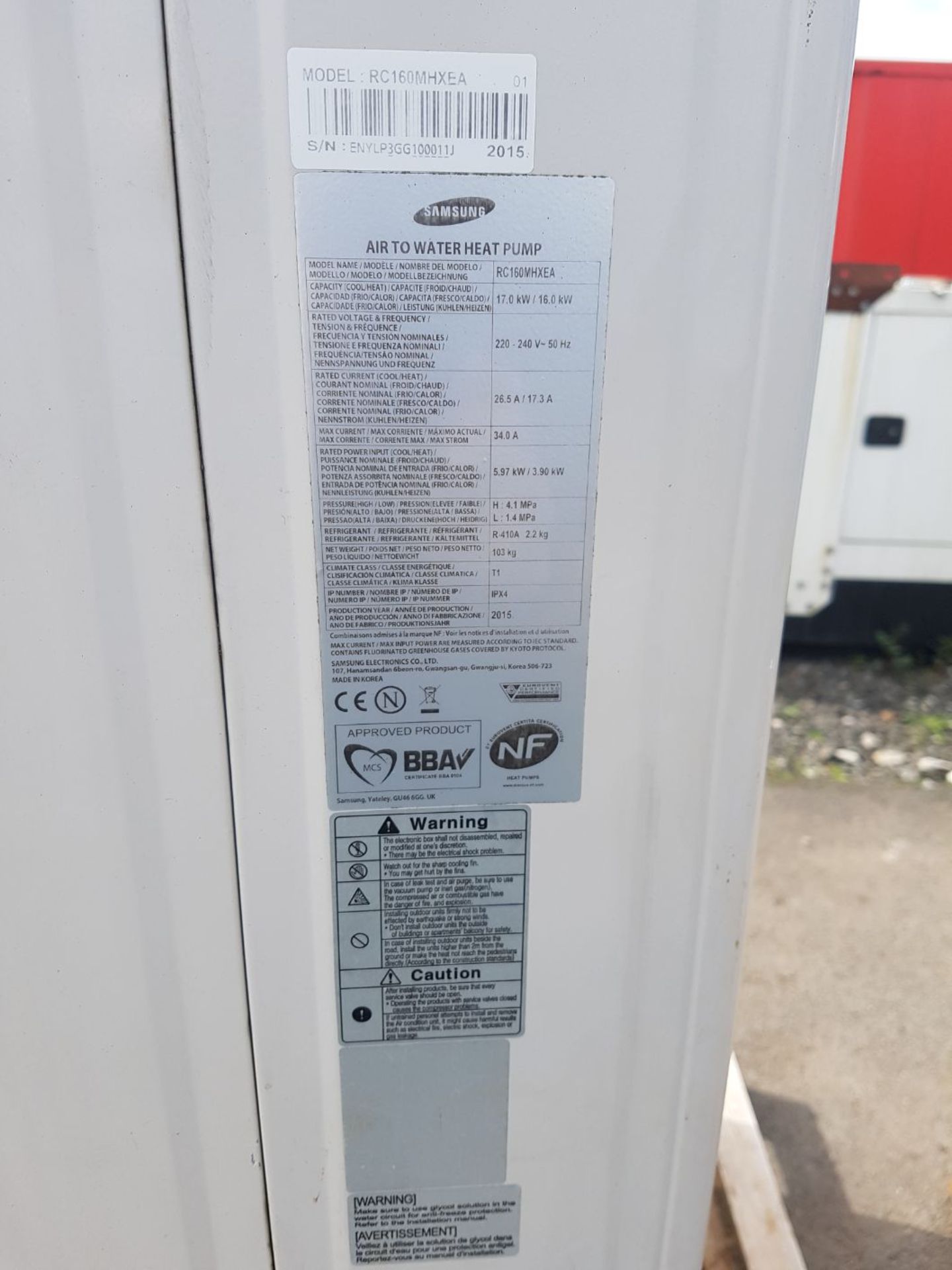 Samsung air to water heat pump - Image 5 of 7