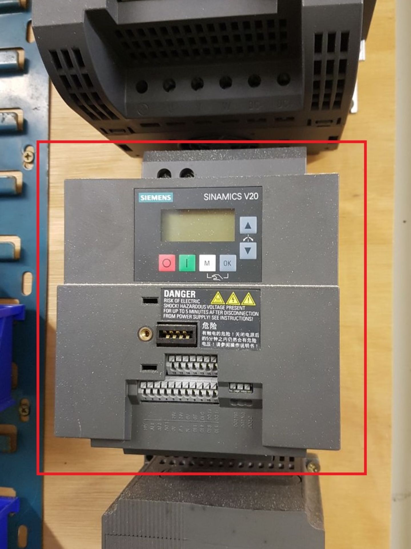 1 x 2.2kW Siemens Sinamics V20 inverter