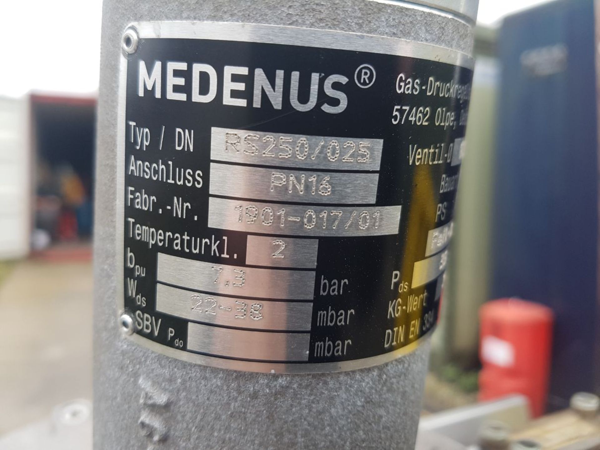 1 x Medenus high capacity precision governor pressure regulator - Image 4 of 6