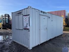 20ft Portable Site Office Cabin Container Anti Vandal Steel