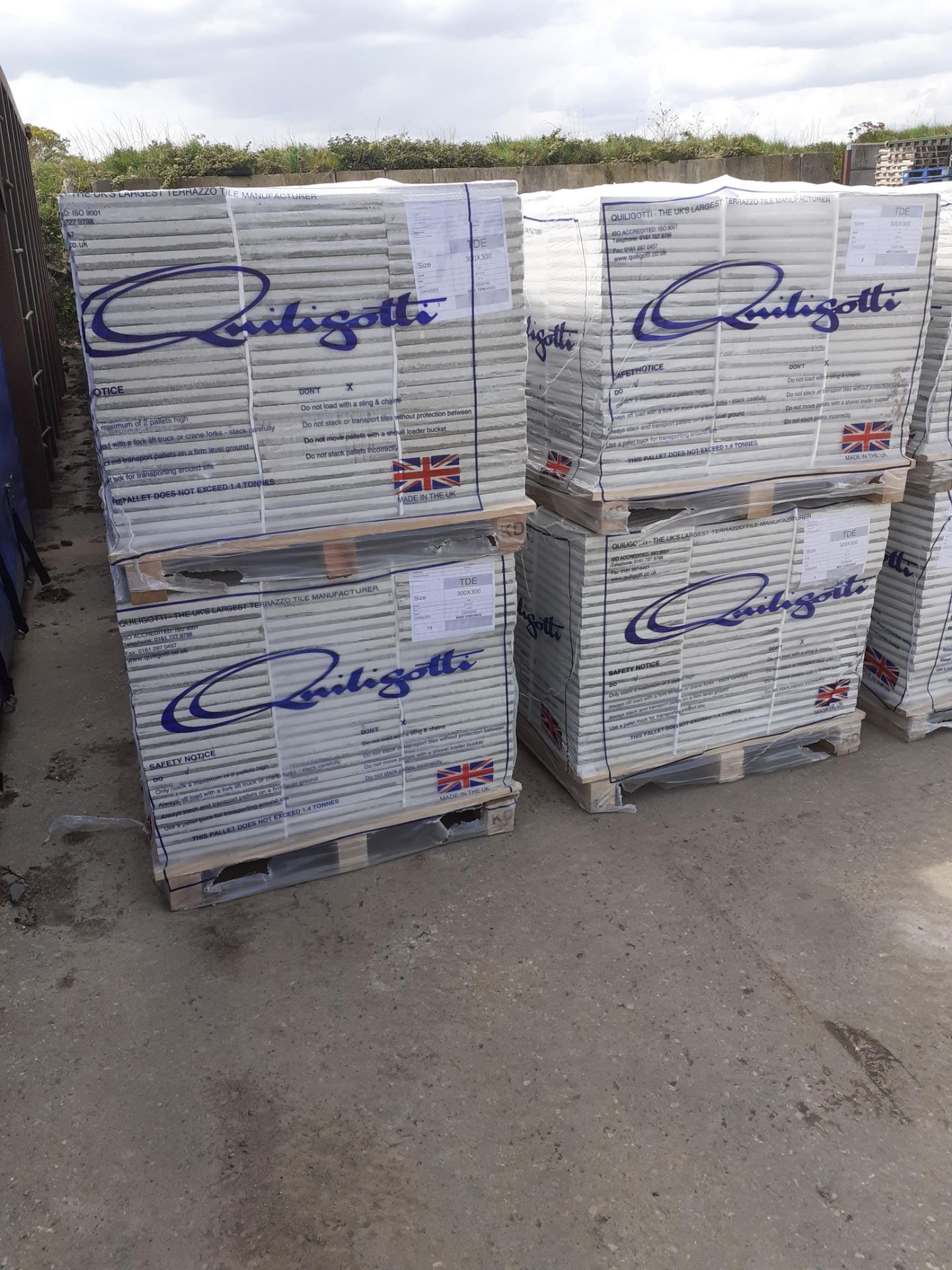 2 x pallets of brand new Quiligotti Terrazzo Comme
