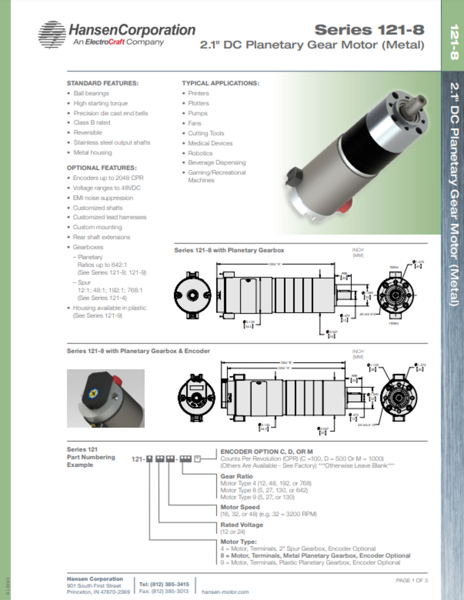 2 x 12v DC high torque planetary motor gearbox ass - Image 2 of 6