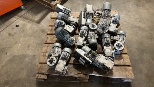 Mixed pallet of LENZE motors (approx 14)