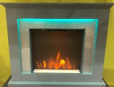 STUDIO SPARKLE ELECTRIC FIRE SUITE-GREY