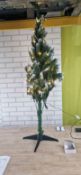 6FT FROSTED PRE-LIT WHITE LED TREE