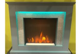 STUDIO SPARKLE ELECTRIC FIRE SUITE-GREY