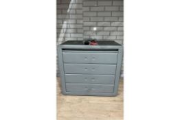 ATLANTA 4 DRAWER CHEST GREY