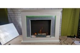 STUDIO SPARKLE ELECTRIC FIRE SUITE-CREAM