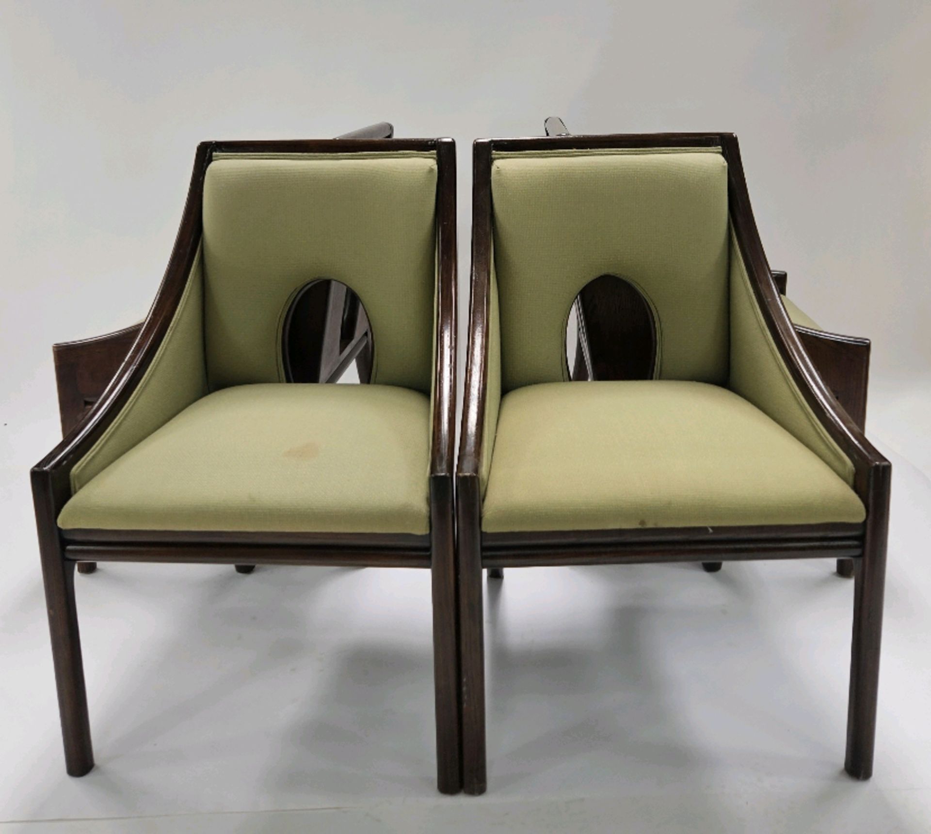 Set of 4 Mid-Century Walnut Dining Chair