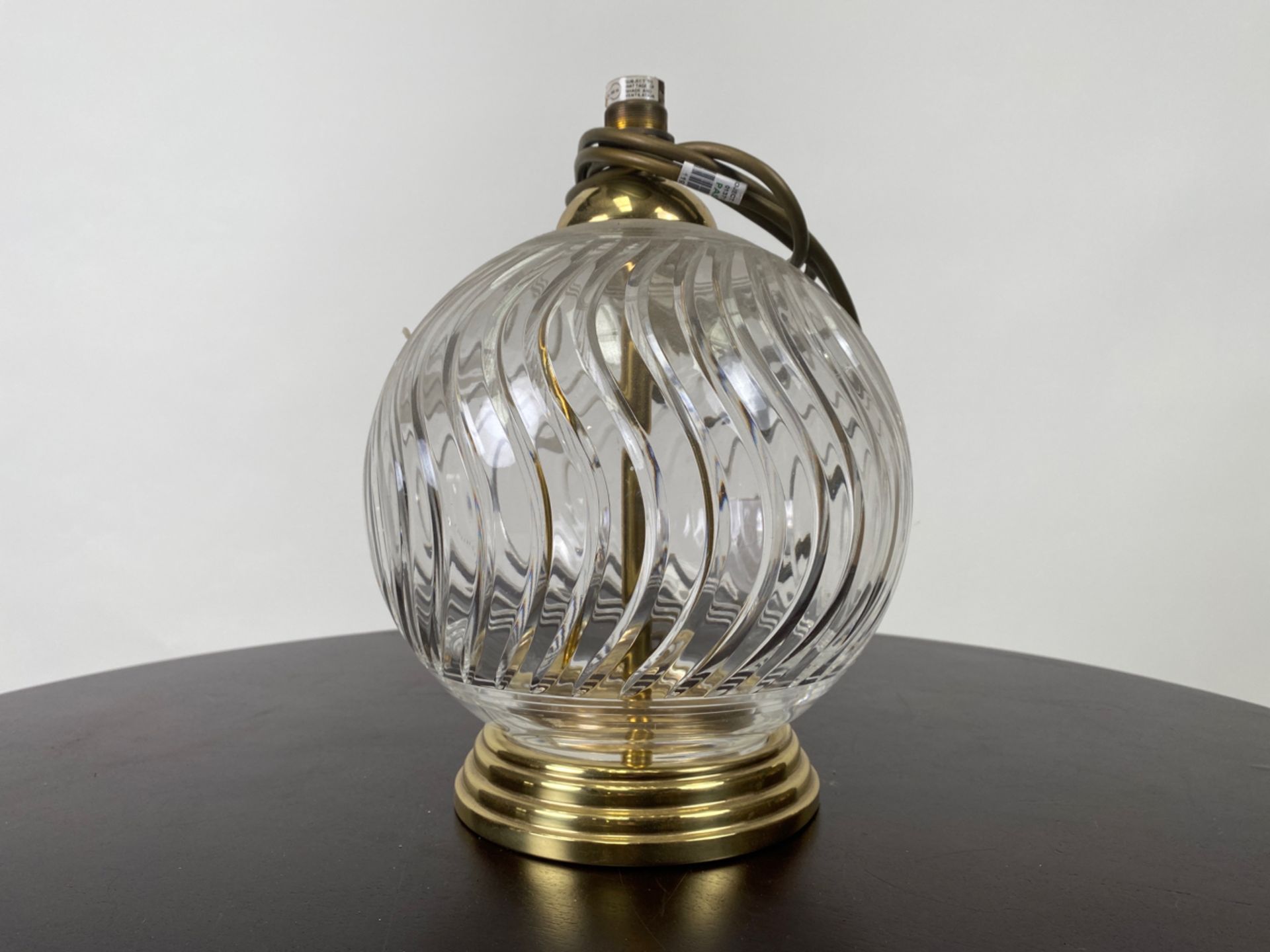 Trio of Glass Table Lamps - Image 5 of 6