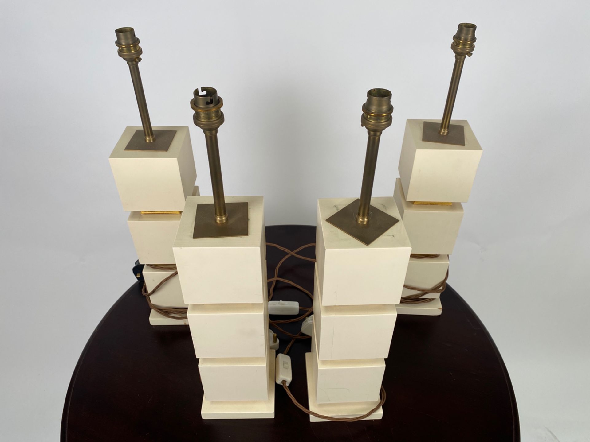 Set of 4 Contemporary Table Lamps - Image 3 of 5