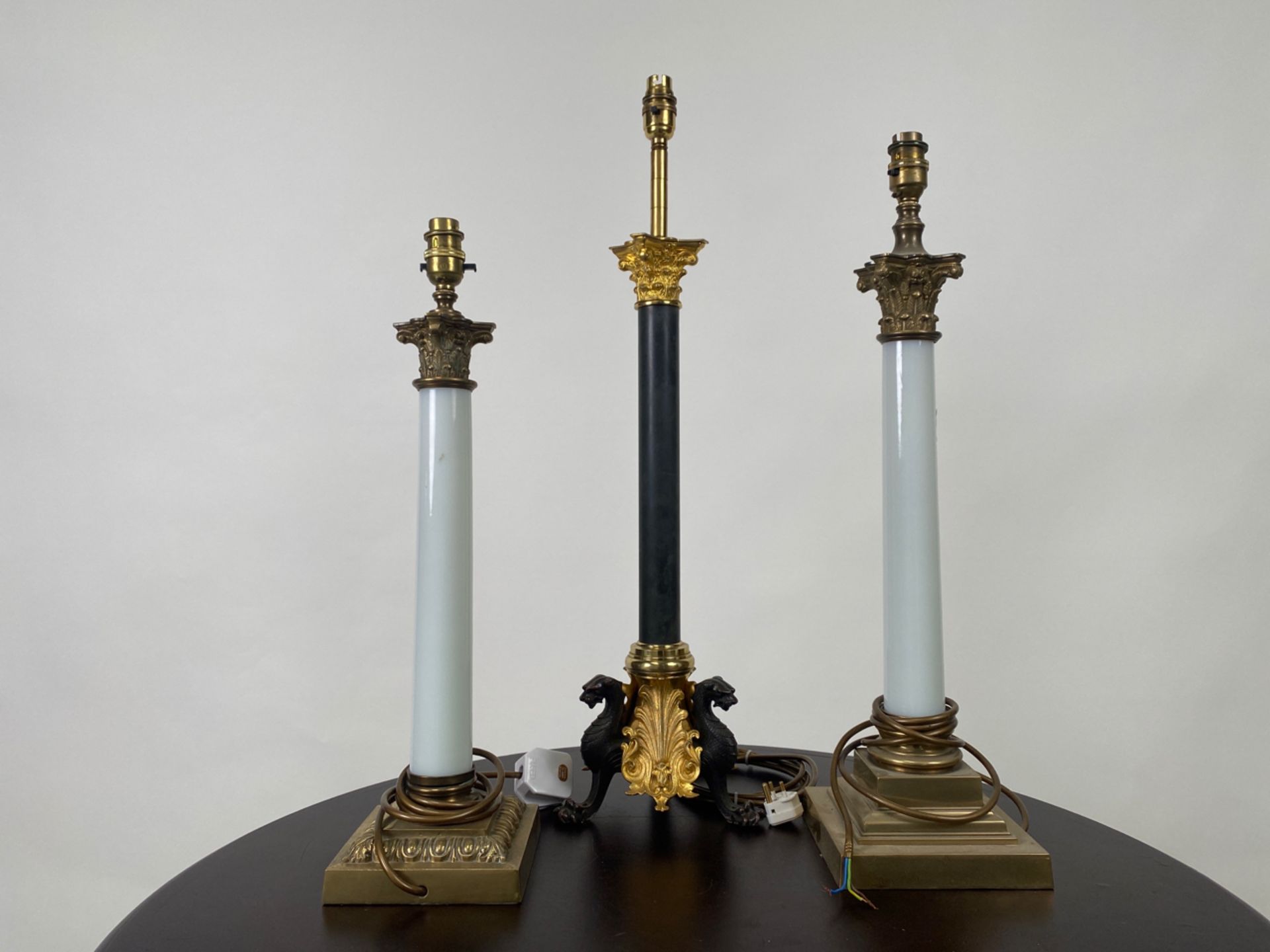 Trio of Decorative Table Lamps