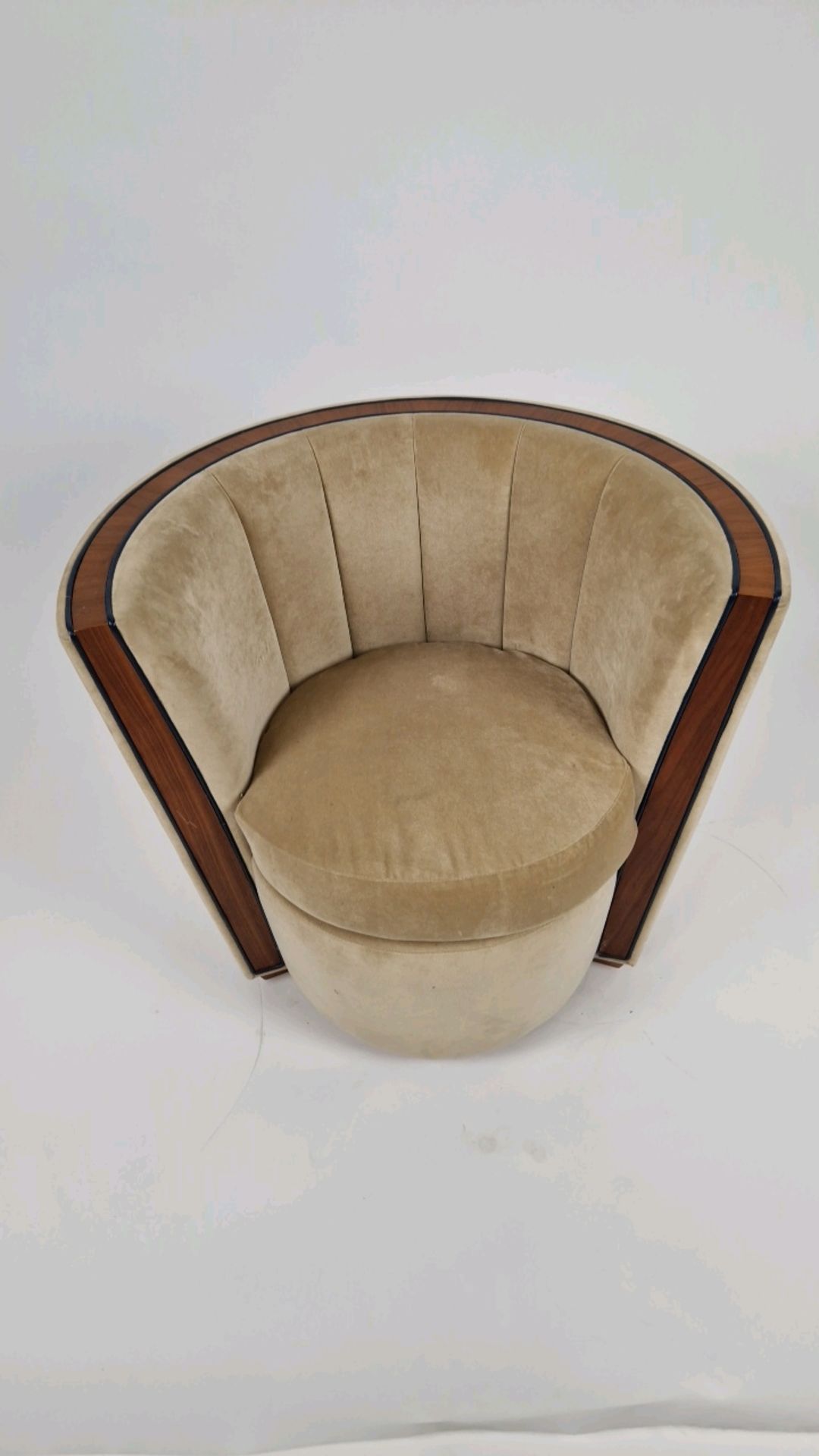 Bespoke Deco Tub Chair Made for Claridge's by David Linley - Bild 4 aus 10