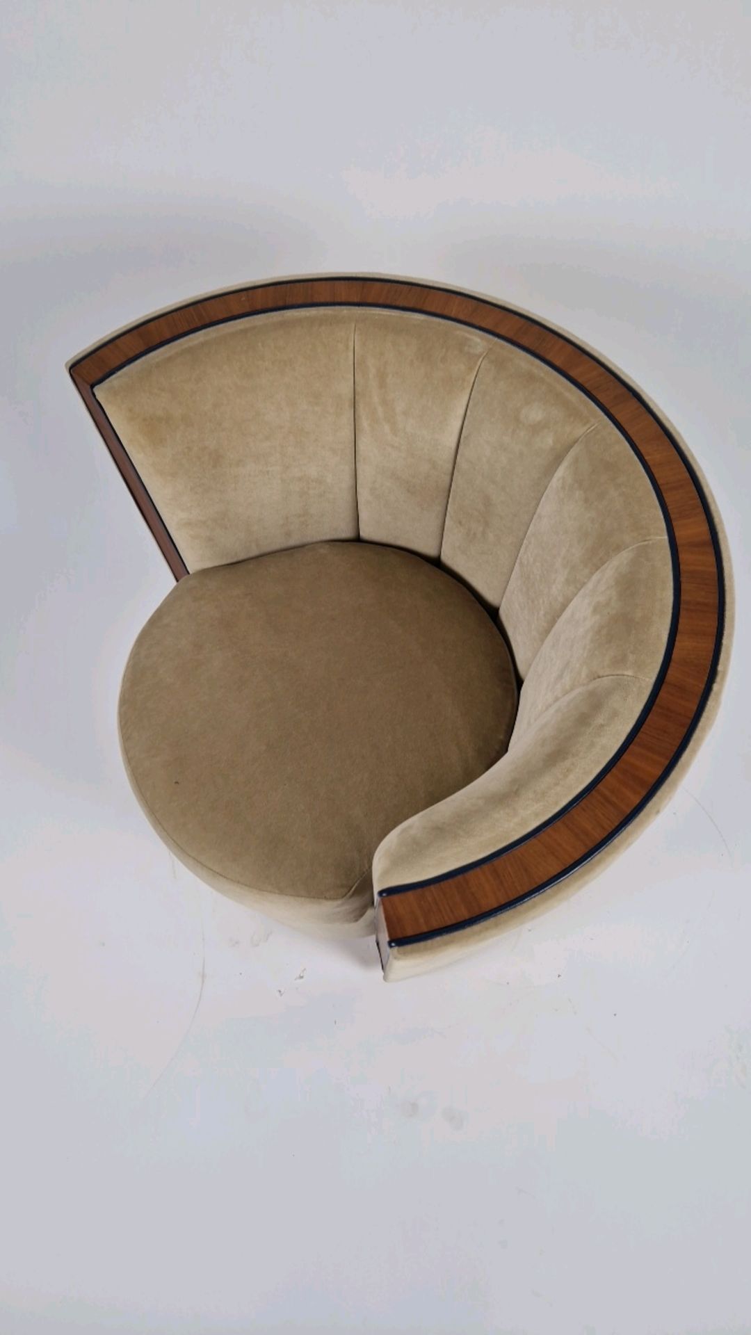 Bespoke Deco Tub Chair Made for Claridge's by David Linley - Bild 6 aus 11