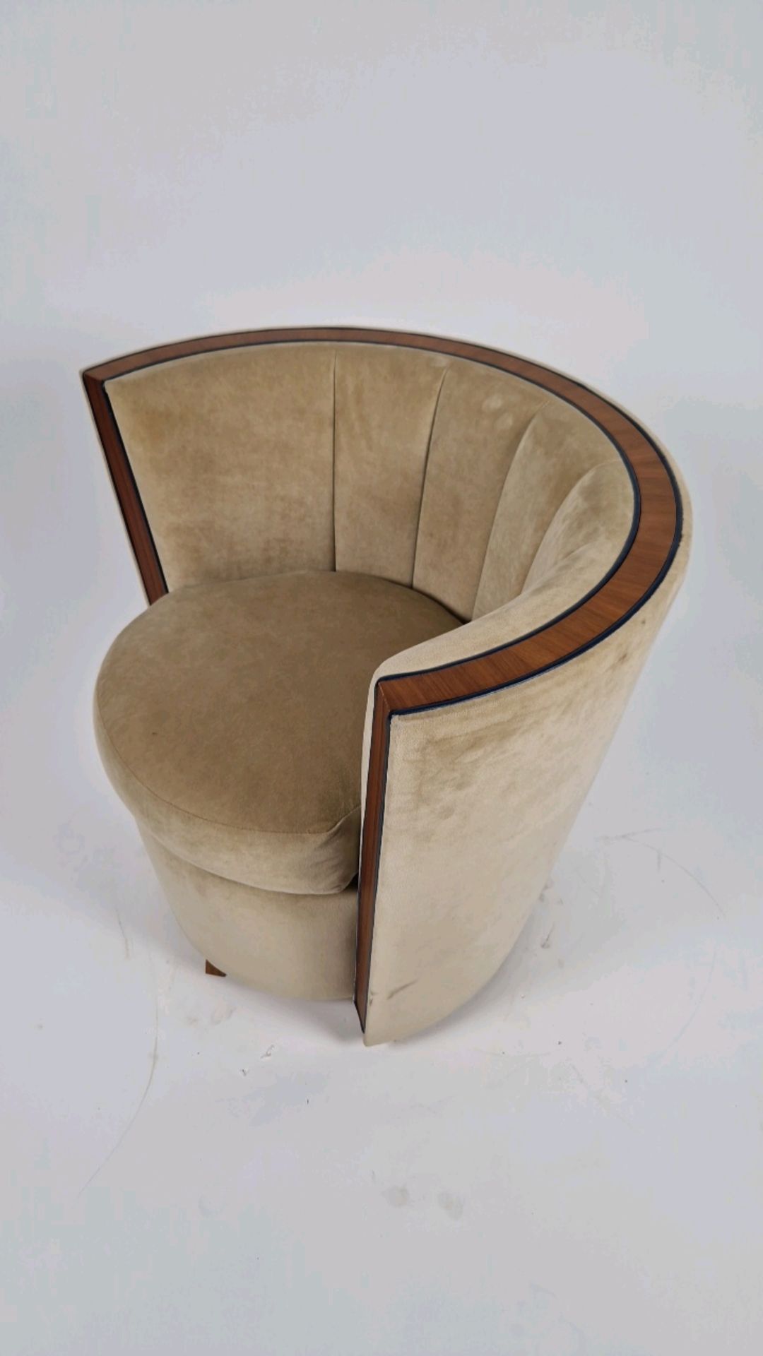 Bespoke Deco Tub Chair Made for Claridge's by David Linley - Bild 5 aus 11