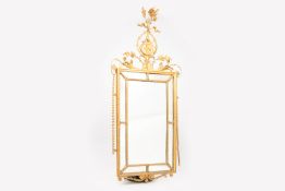 Elegant Louis XVI Style Gold Mirror