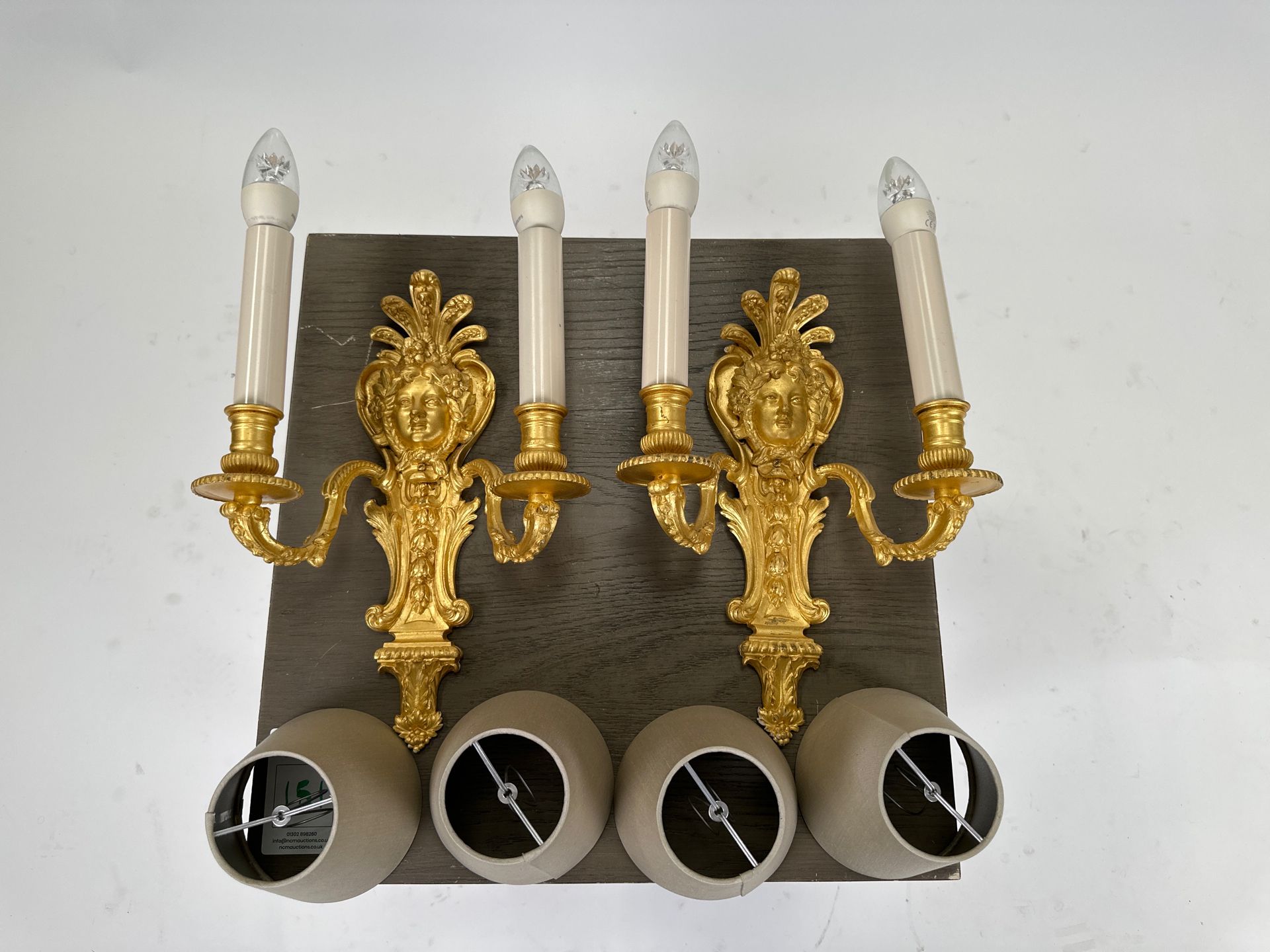 Pair of French Style Wall Lamps - Bild 2 aus 3