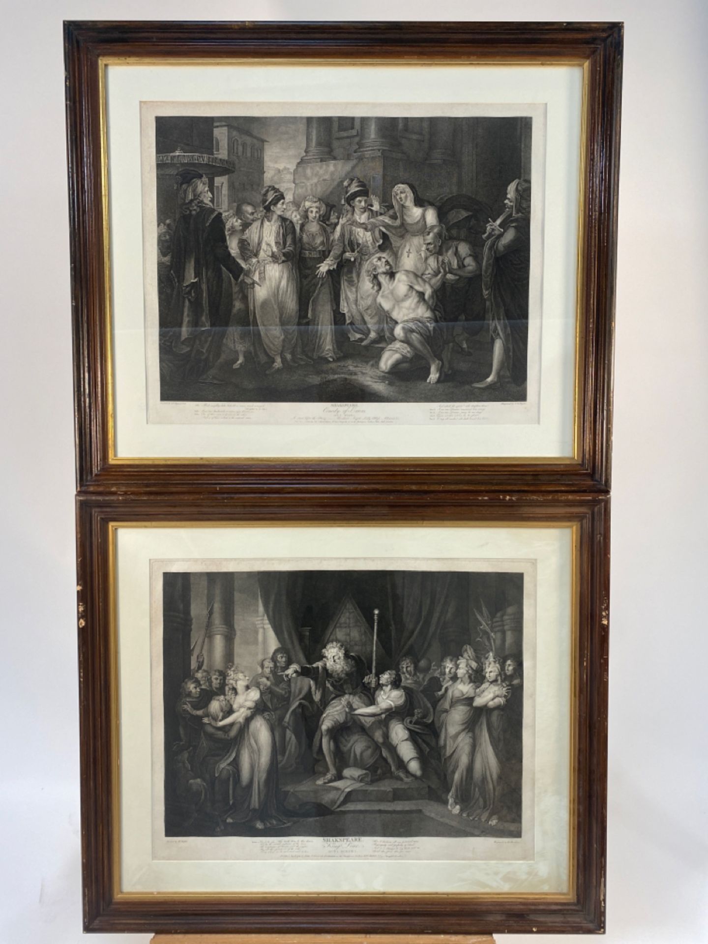 Pair of Shakespearean Lithography