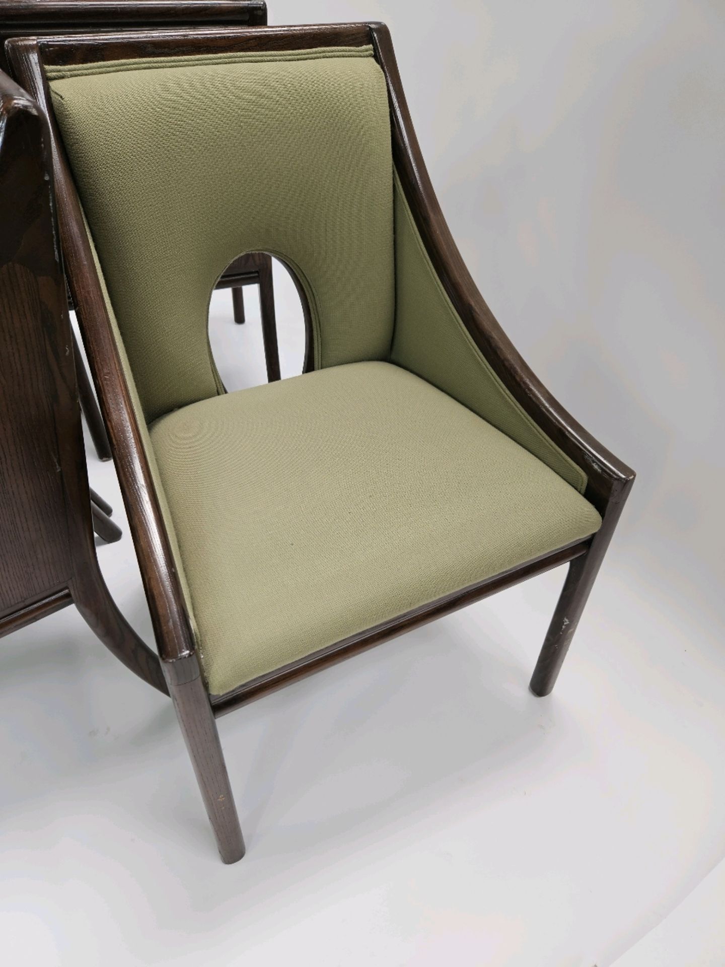 Set of 4 Mid-Century Walnut Dining Chair - Bild 6 aus 7