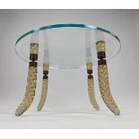 Diane Von Furstenburg Suite Prototype Glass Table