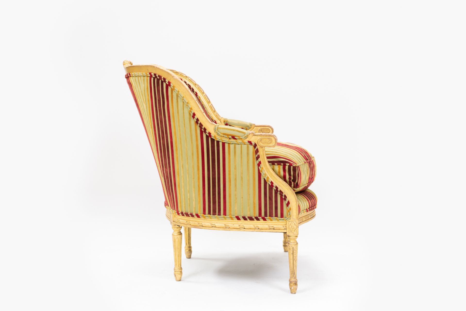 French Royal Armchair Louis XVI Style - Image 4 of 5