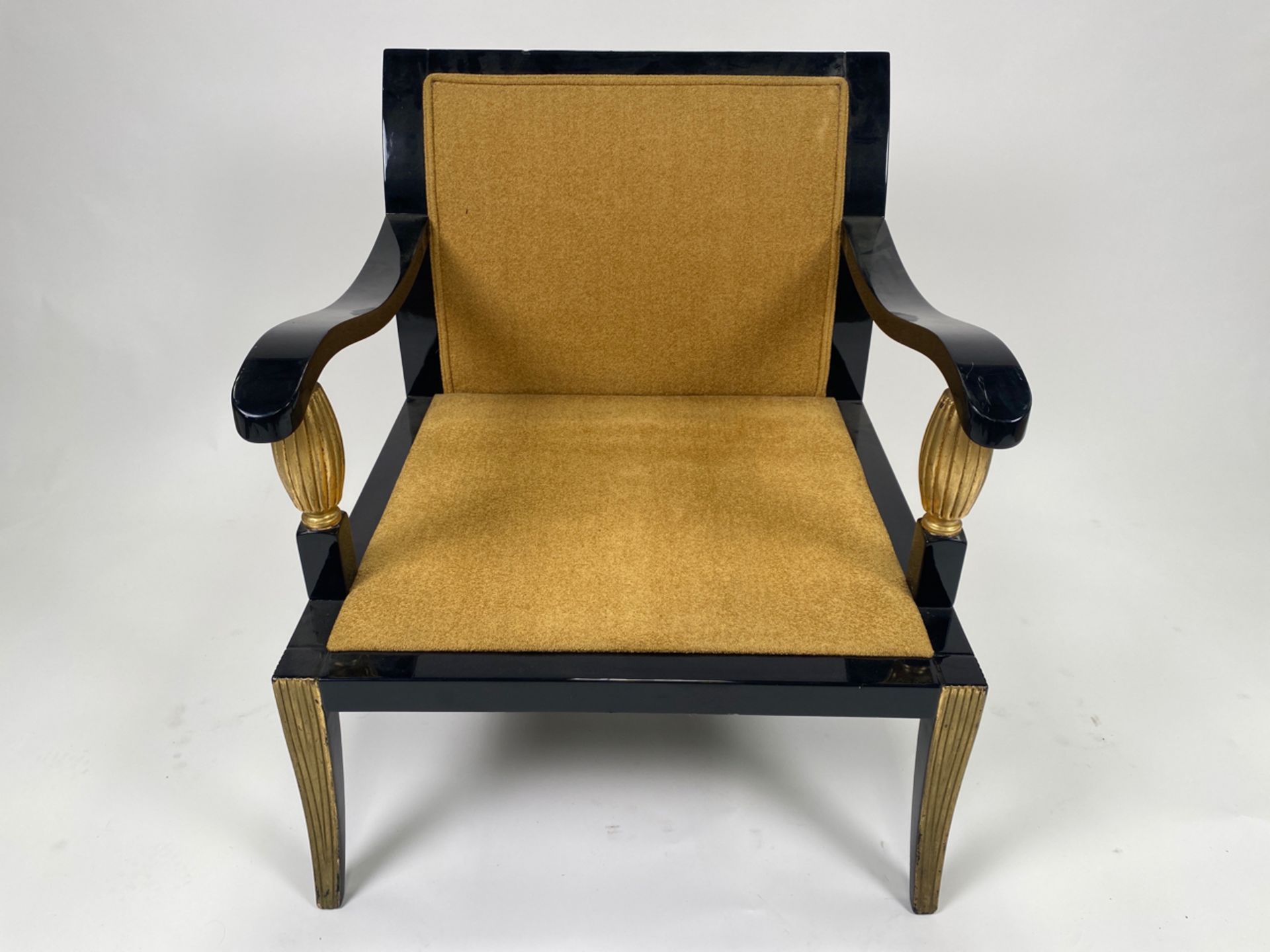 Pair of French Regency Style Lounge Chairs - Bild 8 aus 9