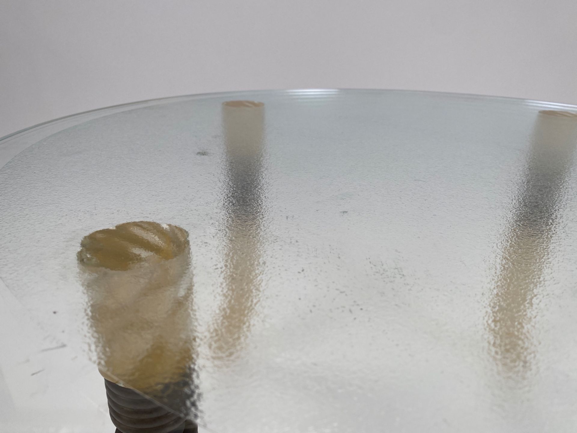 Diane Von Furstenburg Suite Prototype Glass Table - Image 6 of 6