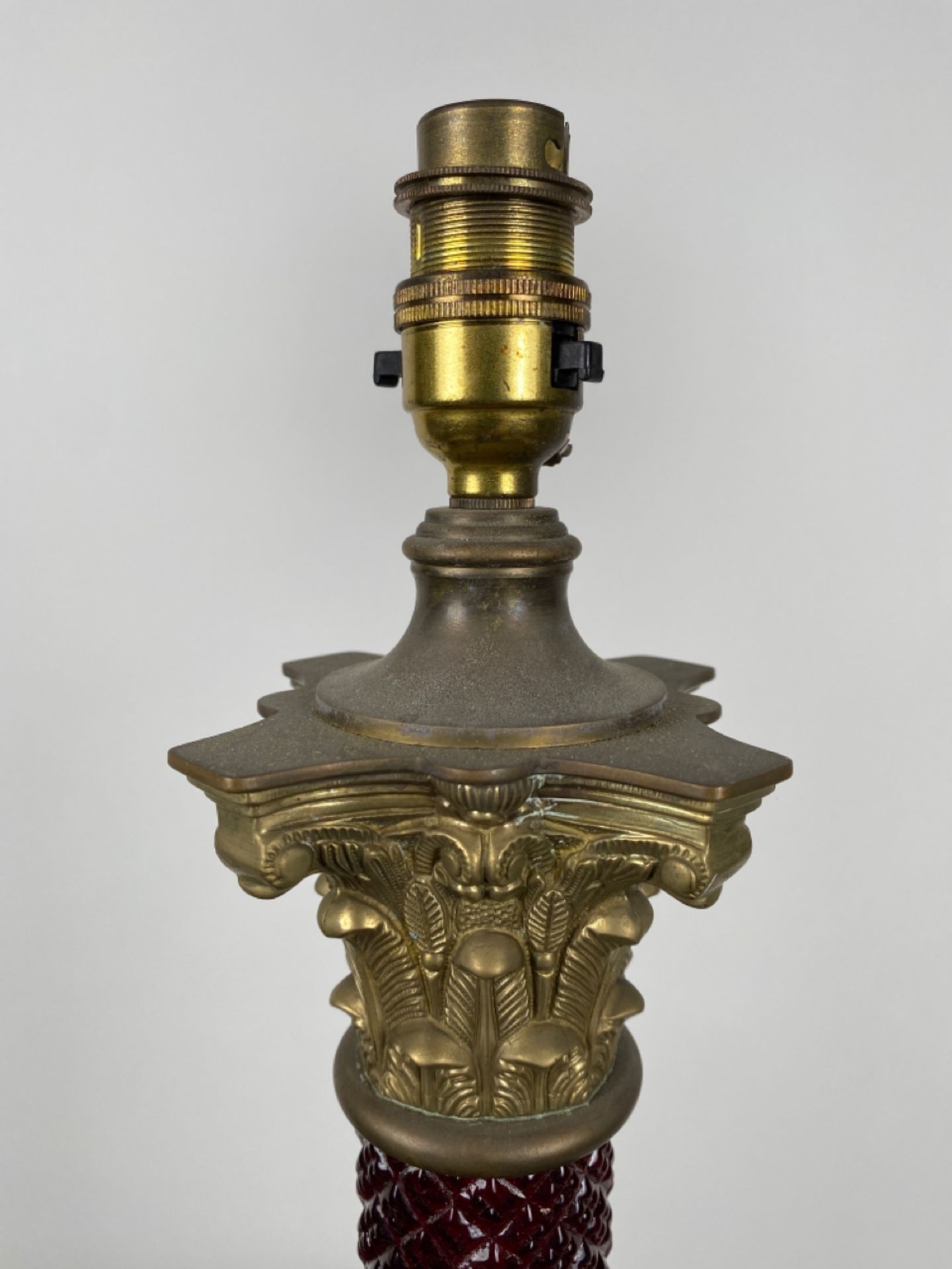 Pair of Decorative Brass Table Lamps - Image 3 of 5