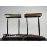 Pair of Best and Lloyd Leather Reading Lamps