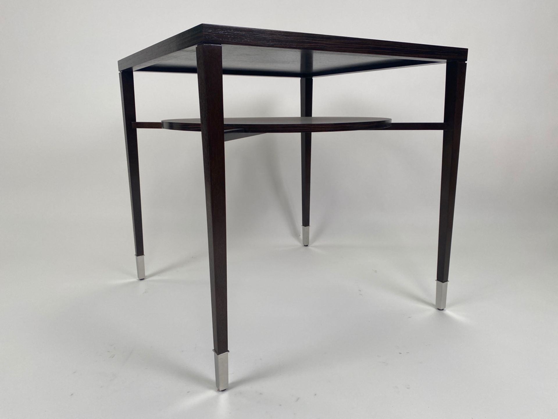 DECCA Modern Mahogany Side Table - Bild 4 aus 7