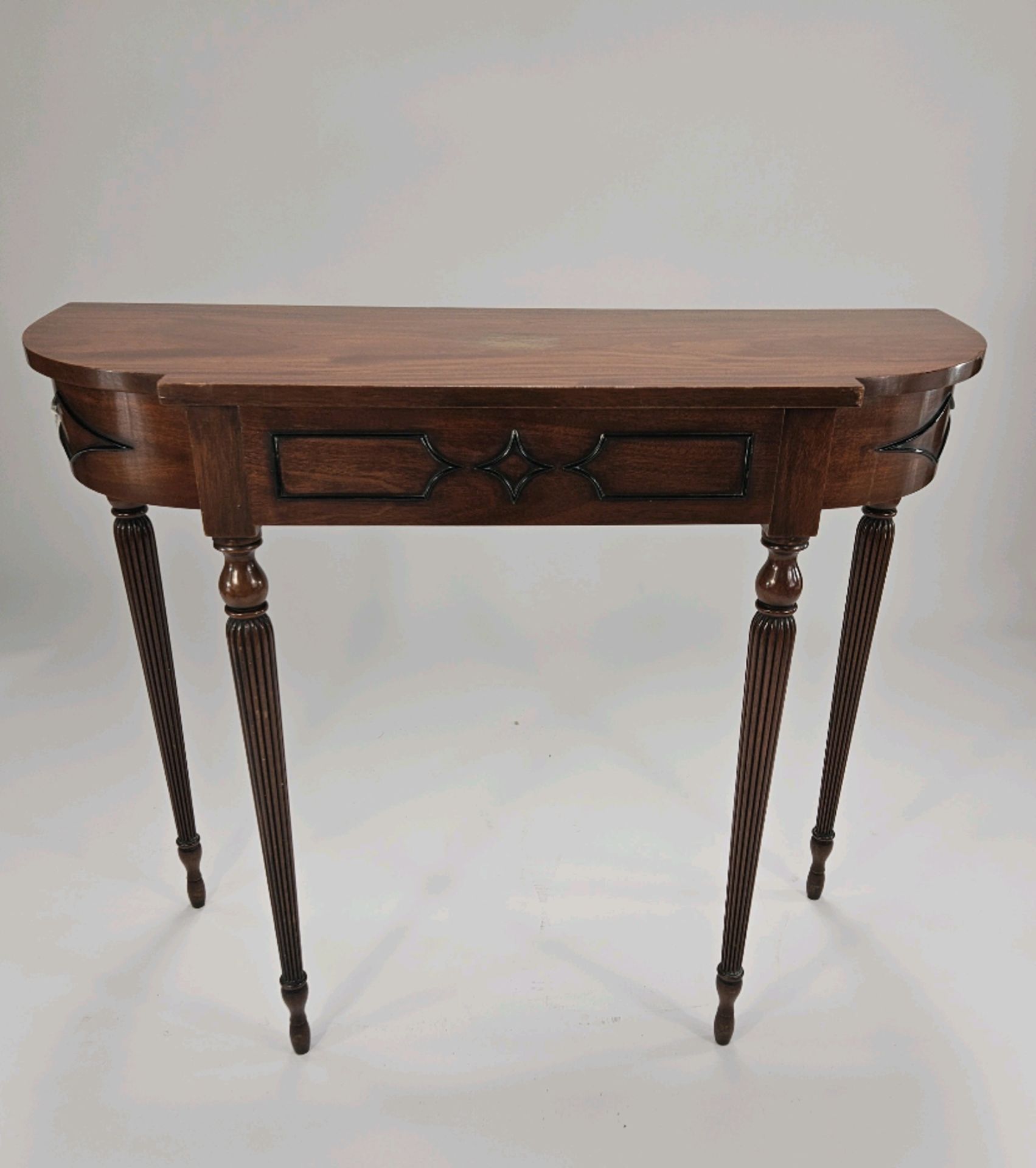 Arthur Brett of Norwich Mahogany Console Table - Bild 2 aus 6