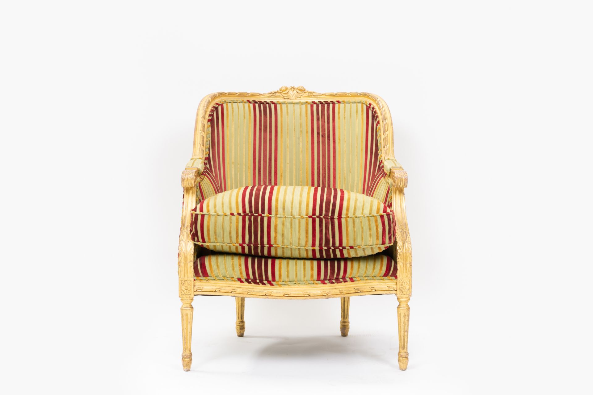 French Royal Armchair Louis XVI Style - Image 2 of 5