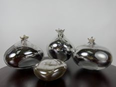 Series of KIKO Decorative Glass Vases