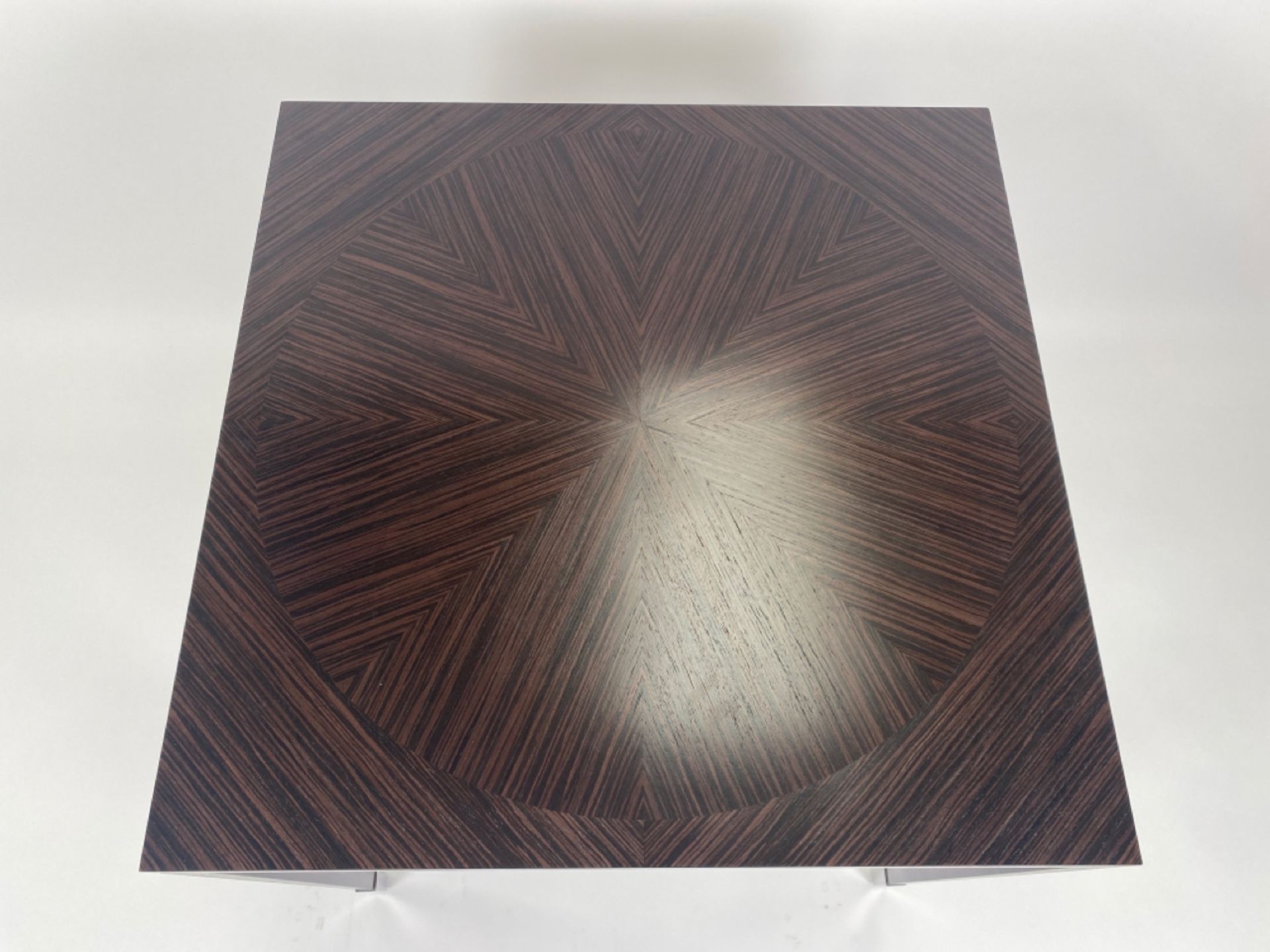 DECCA Modern Mahogany Side Table - Bild 6 aus 7