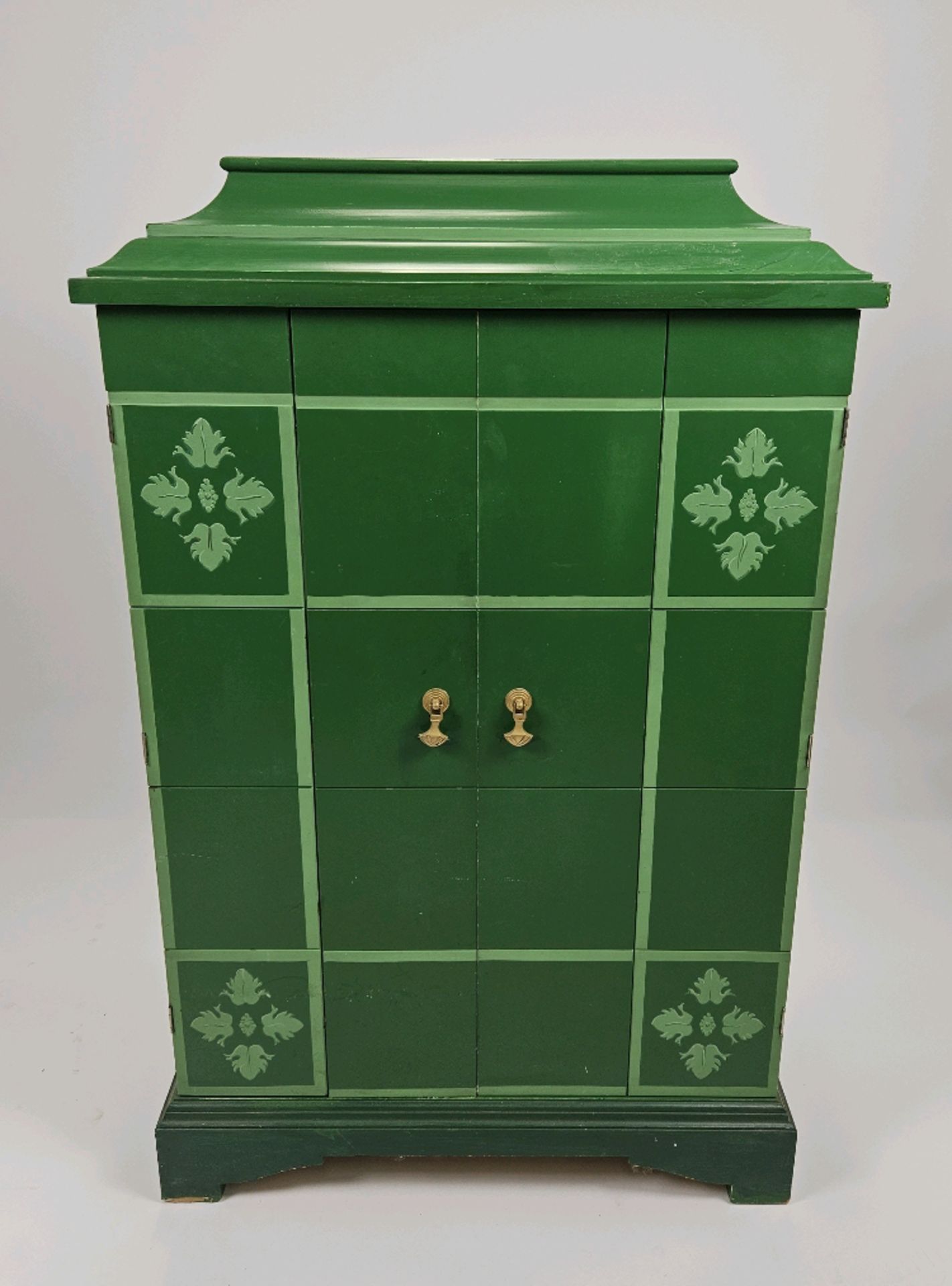 Vintage Green Cabinet - Image 3 of 6
