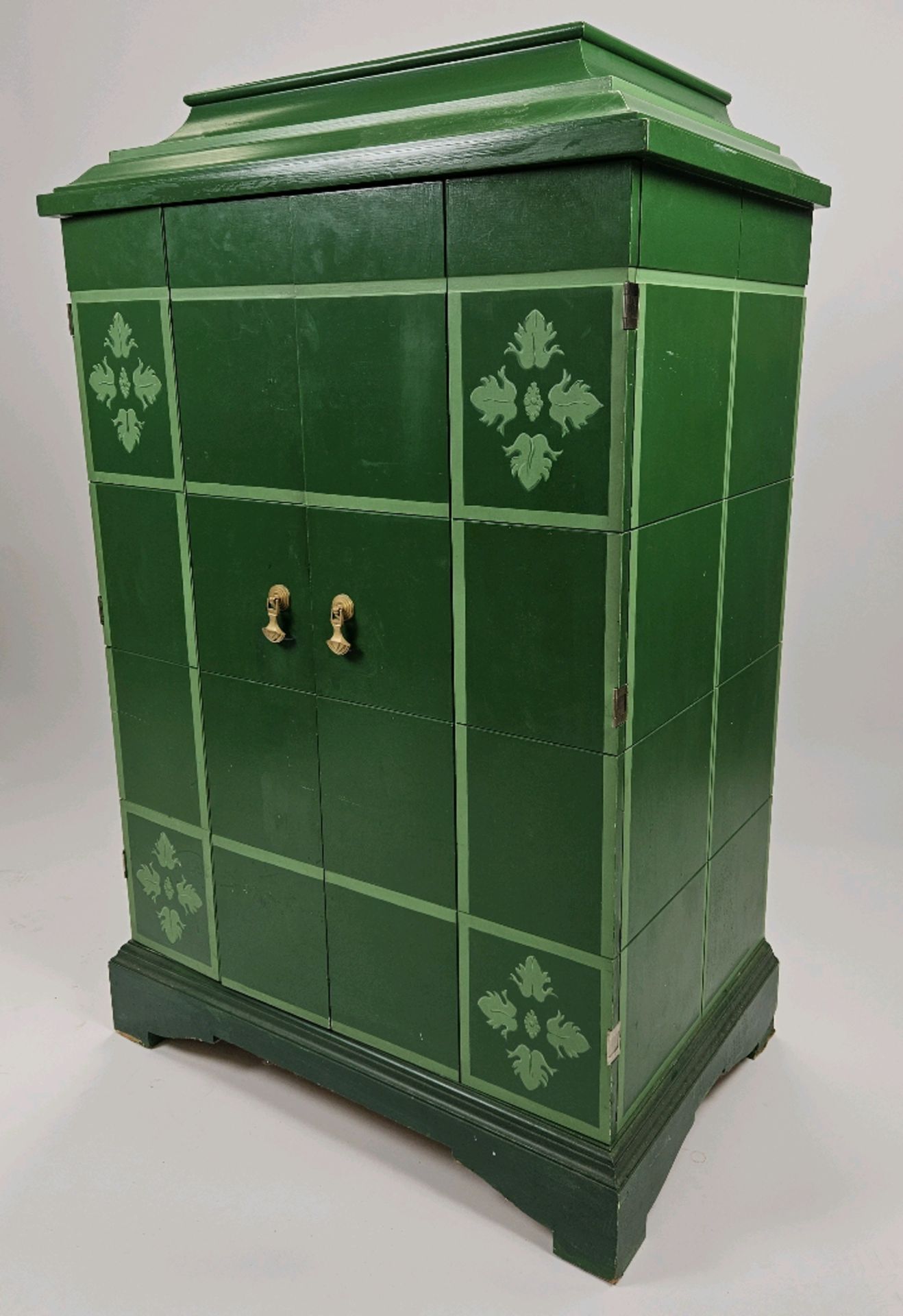 Vintage Green Cabinet - Image 2 of 6