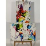 Set of 9 Abstract Canvas Prints