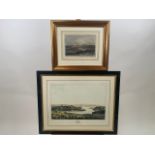 Pair of British River Scene Prints