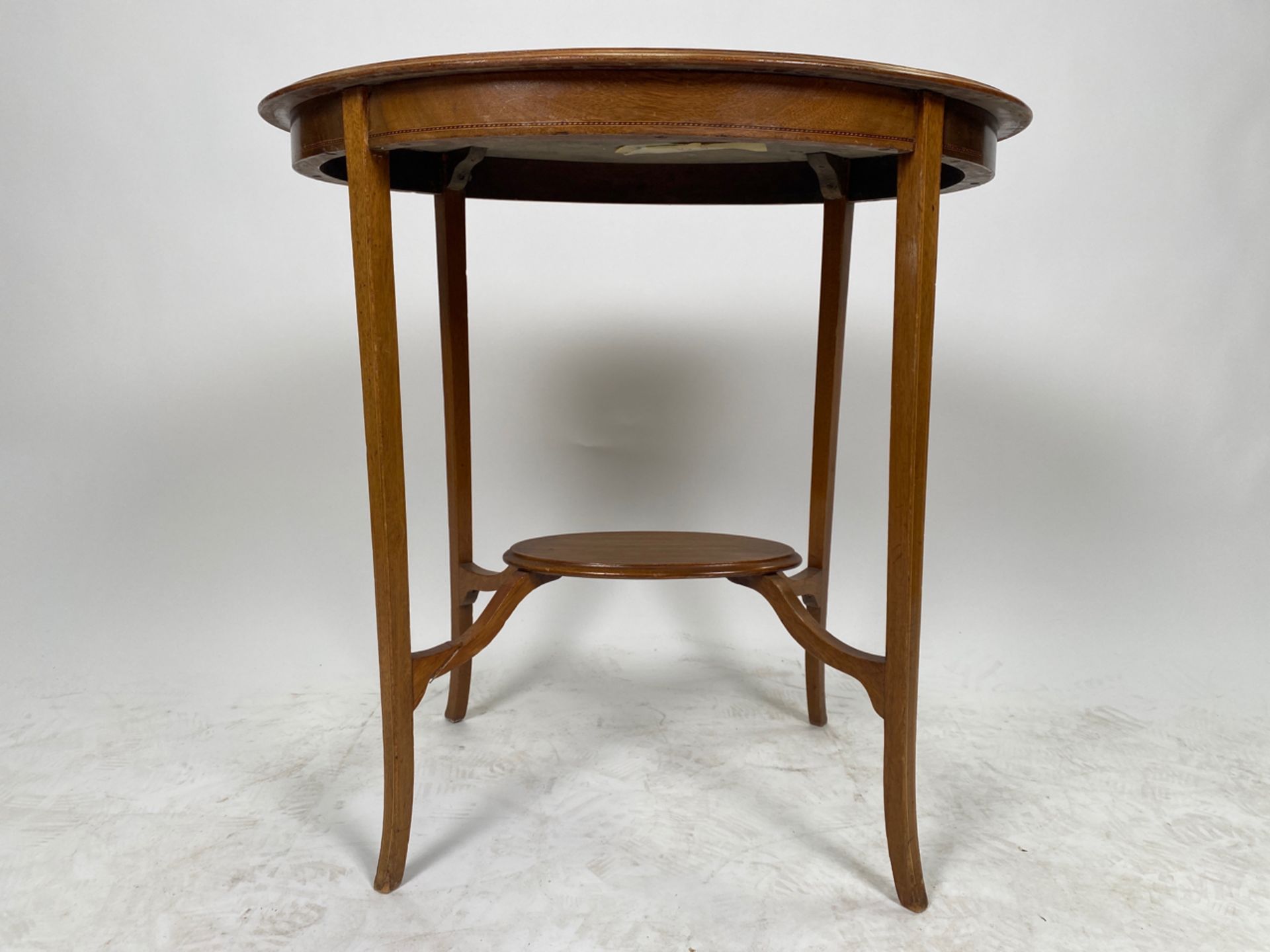 Edwardian Inlaid Side Table Property of the Savoy Group - Image 2 of 2