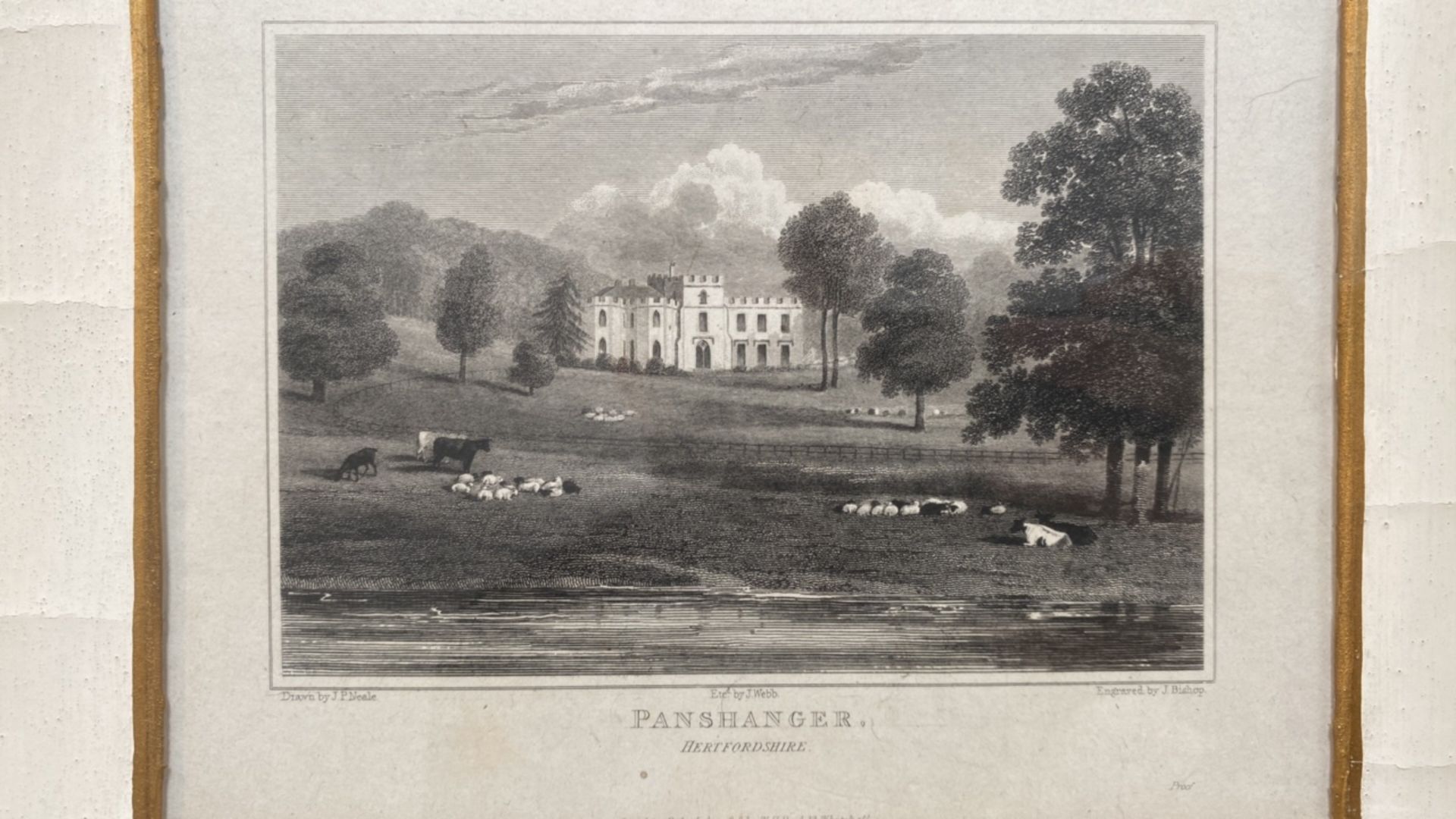 Series of English Estate Lithographs - Image 2 of 9