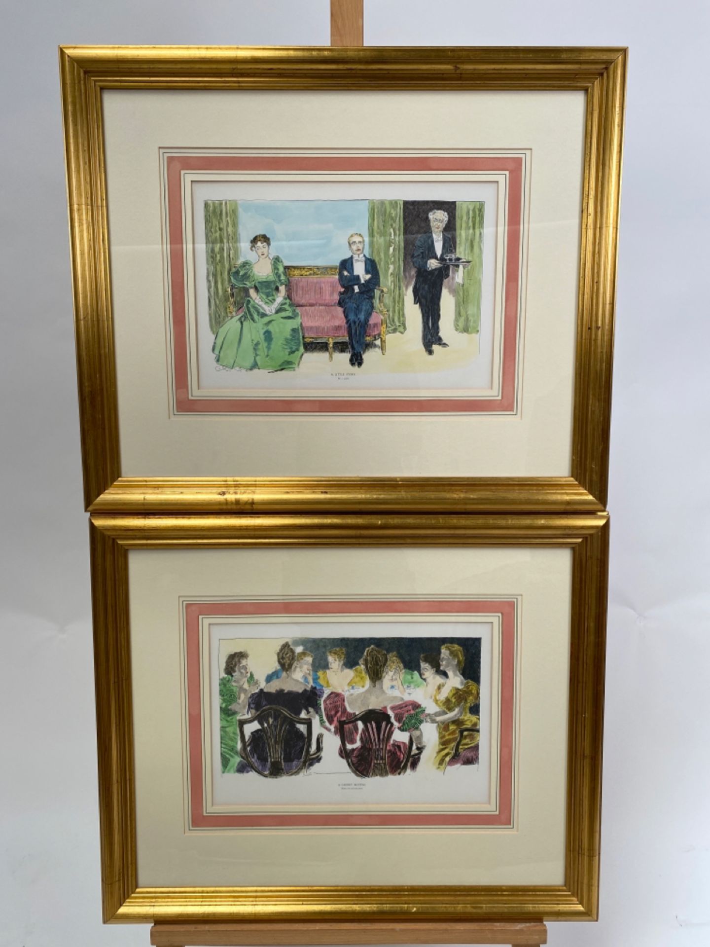 Series of Old English Coloured Lithographs - Image 4 of 8