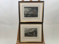 Pair of British Navy Prints