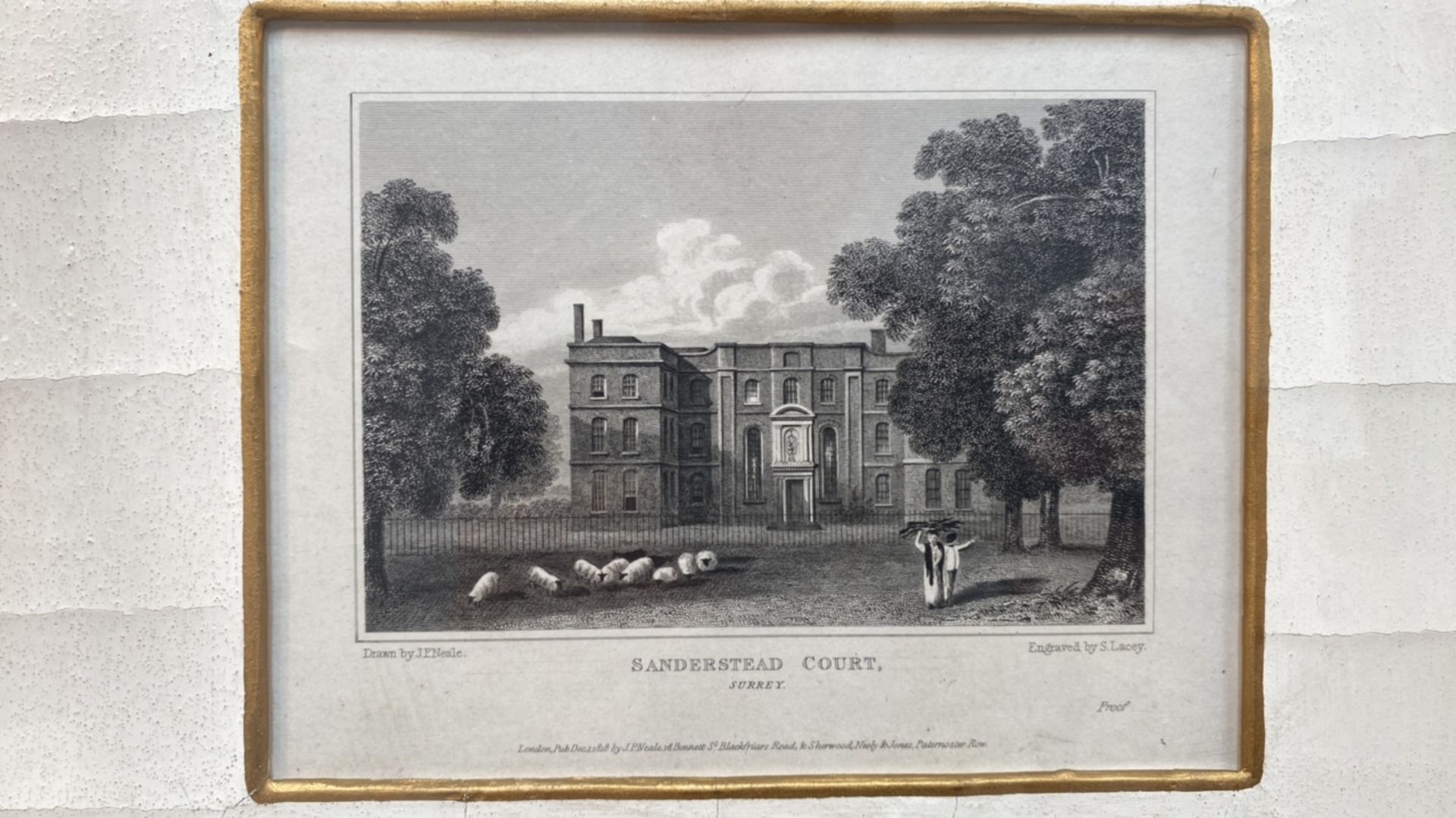 Series of English Estate Lithographs - Image 7 of 9