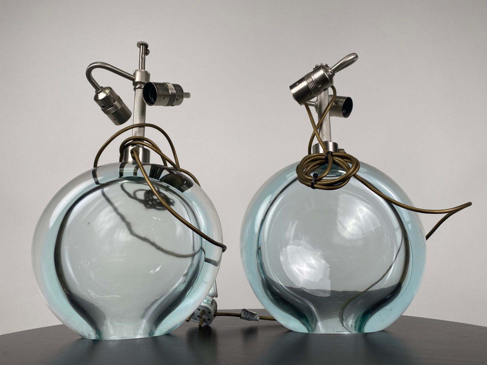 Pair of Donghia Glass Table Lamps - Image 2 of 2