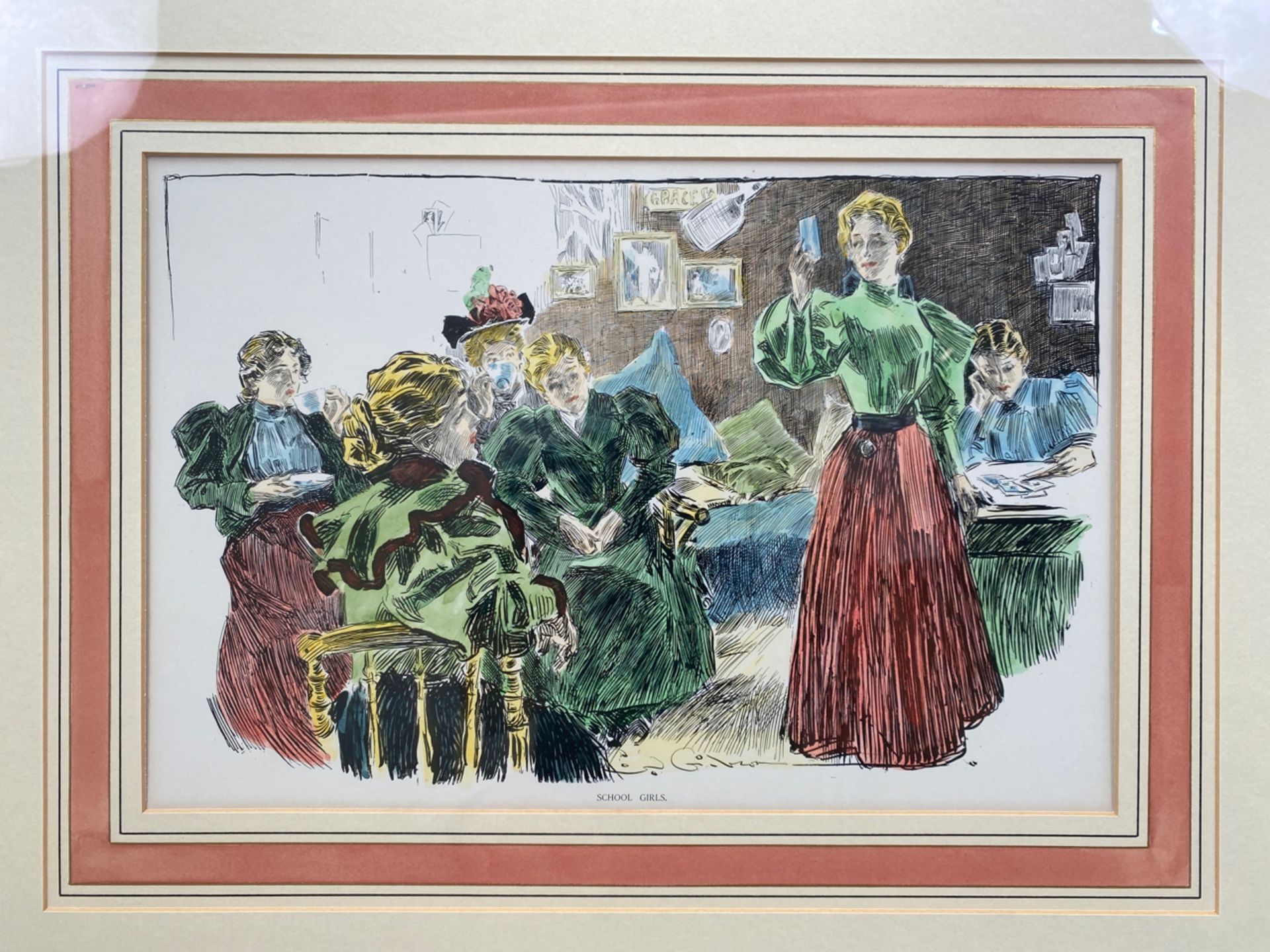Series of Old English Coloured Lithographs - Bild 3 aus 8