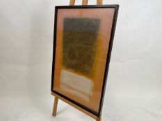 Mark Rothko "Old Gold Over White" 1956 Print